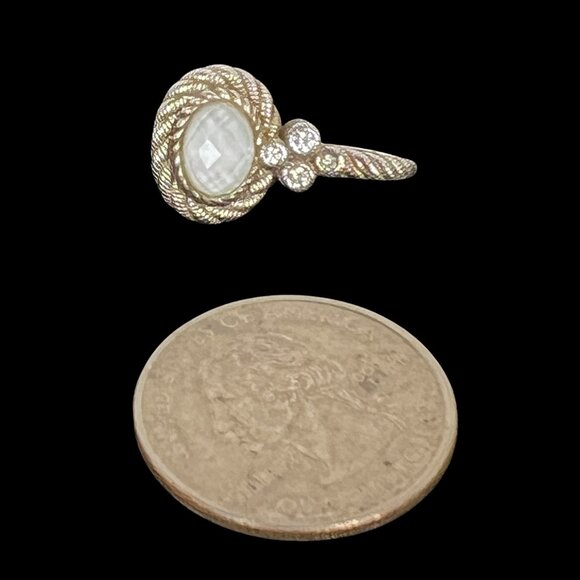 Judith Ripka Sterling Silver CZ Drop Earrings - Picture 8 of 13